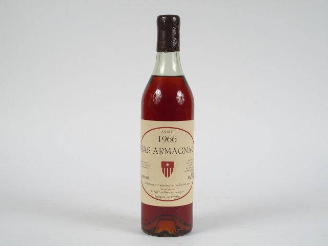 1 BOUTEILLE BAS ARMAGNAC AMANS SELECTION BAUMANIERES 48% - 1966/MISE: 