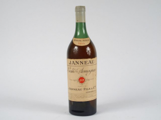 Vente aux enchères 1 BOUTEILLE GRAND ARMAGNAC VIEUX JANNEAU FILS   CIE