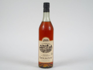 Vente aux enchères 1 BOUTEILLE ARMAGNAC CHÂTEAU DE SANDEMAGNAN MICHEL GUERARD 41% - COFFR