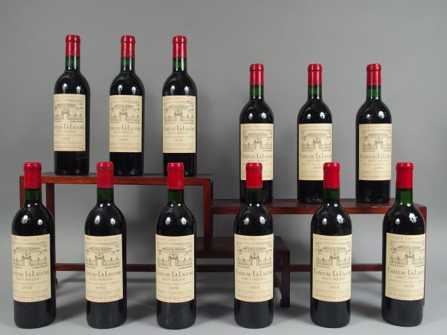 12 BOUTEILLES CHÂTEAU LA LAGUNE GCC HAUT MEDOC - 1973 - CBO