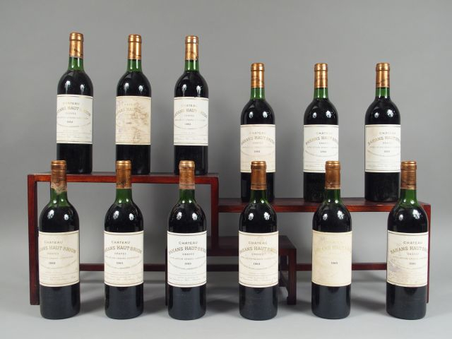 12 BOUTEILLES CHÂTEAU BAHANS DE HAUT BRION 2eme VIN DU CHÂTEAU HAUT BR