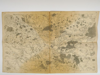Vente aux enchères Ensemble de cartes XVIIIème et XIXème  - Carte Provinces de l'Espagne 