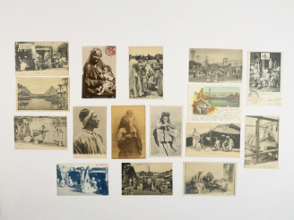 Vente aux enchères Album "Afrique - Egypte" comprenant environ 251 cartes postales et 1 "