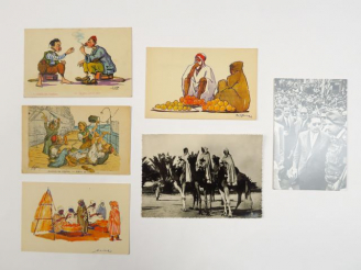 Vente aux enchères Album "Afrique du Nord" comprenant environ 146 cartes postales et phot