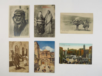 Vente aux enchères Album "Israël - Palestine" comprenant environ 83 cartes postales ancie