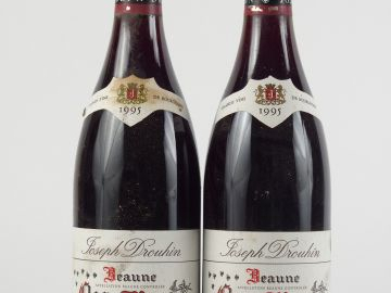 2 BOUTEILLES BEAUNE 'CLOS DES MOUCHES' J. DROUHIN - 1995 - 1 COLL LEGE