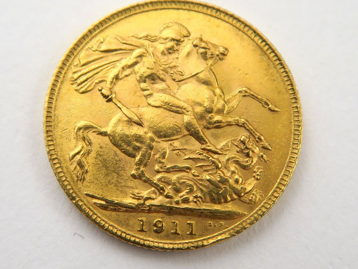 1 pièce Souverain Georges V