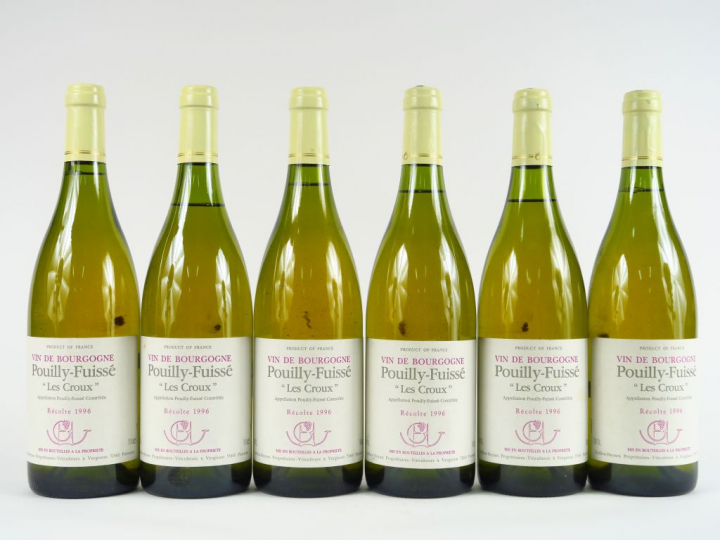 6 BOUTEILLES POUILLY FUISSE 'VINIANS' GUFFENS HEYNEN - 1996