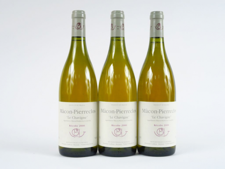 3 BOUTEILLES MACON-PIERRECLOS 'LE CHAVIGNE' GUFFENS HEYNEN - 2000