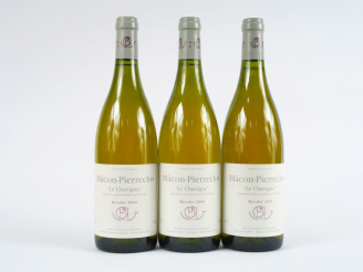 Vente aux enchères 3 BOUTEILLES MACON-PIERRECLOS 'LE CHAVIGNE' GUFFENS HEYNEN - 2000