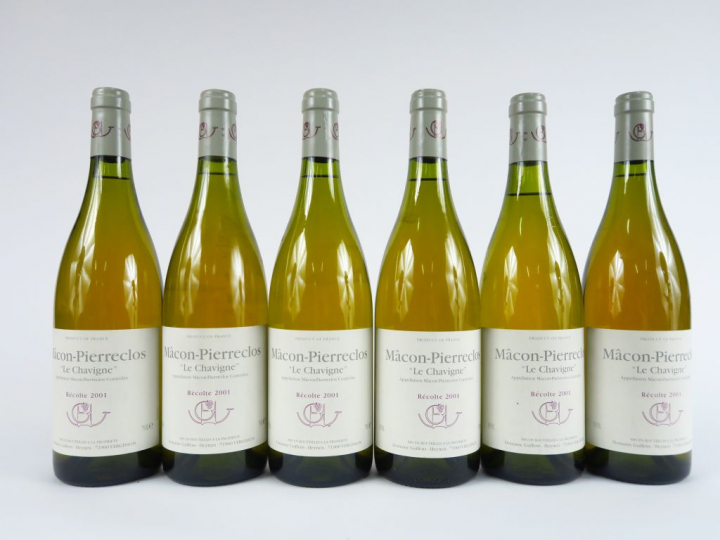 6 BOUTEILLES MACON-PIERRECLOS 'LE CHAVIGNE' GUFFENS HEYNEN - 2001
