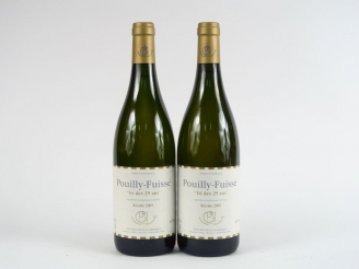 Vente aux enchères 2 BOUTEILLES POUILLY FUISSE 'TRI DES 25 ANS' GUFFENS - 2005