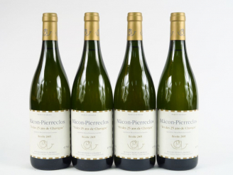 Vente aux enchères 4 BOUTEILLES MACON-PIERRECLOS 'TRI DES 25 ANS DE CHAVIGNE' GUFFENS - 2