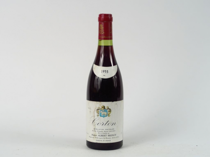 1 BOUTEILLE CORTON GC A. BRENOT - 1955