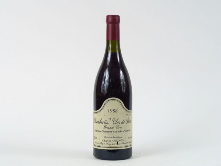 1 BOUTEILLE CHAMBERTIN CLOS DE BEZE GC CH. ANTONIN - 1988 - 2,5 CM/ETL