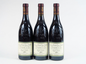 Vente aux enchères 3 BOUTEILLES CHATEAUNEUF DU PAPE 'LE SECRET DES SABON' R. SABON - 2004