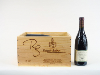 Vente aux enchères 6 BOUTEILLES CHATEAUNEUF DU PAPE 'LE SECRET DES SABON' R. SABON - 2005