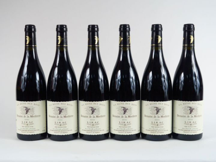 6 BOUTEILLES LIRAC 'LA REINE DES BOIS' DOMAINE DE LA MORDOREE DELORME 