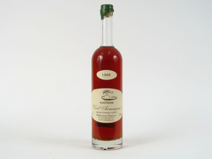 1 BOUTEILLE VIEIL ARMAGNAC MALHOMME DUPOUY - 1969