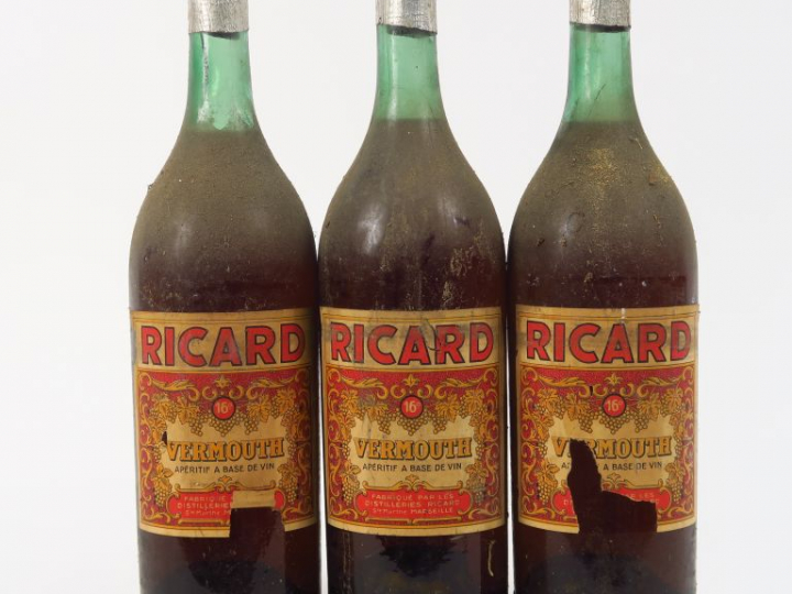 3 BOUTEILLES VERMOUTH RICARD