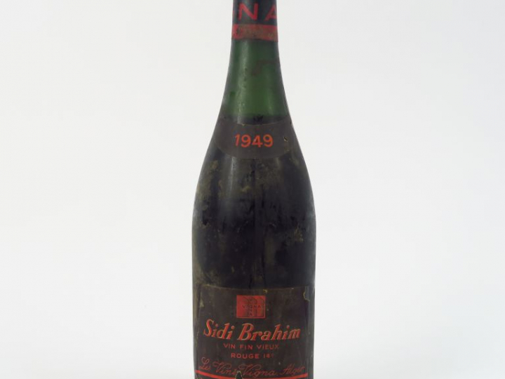 1 BOUTEILLE SIDI BRAHIM VIGNA - 1949 - 5 CM 