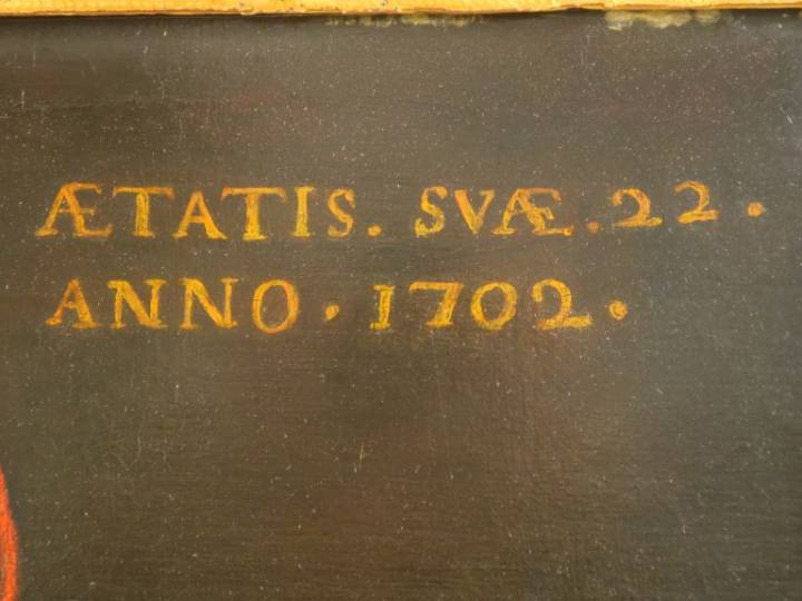 Ecole française début XVIIIème  "Portrait de femme" Huile sur toile.  