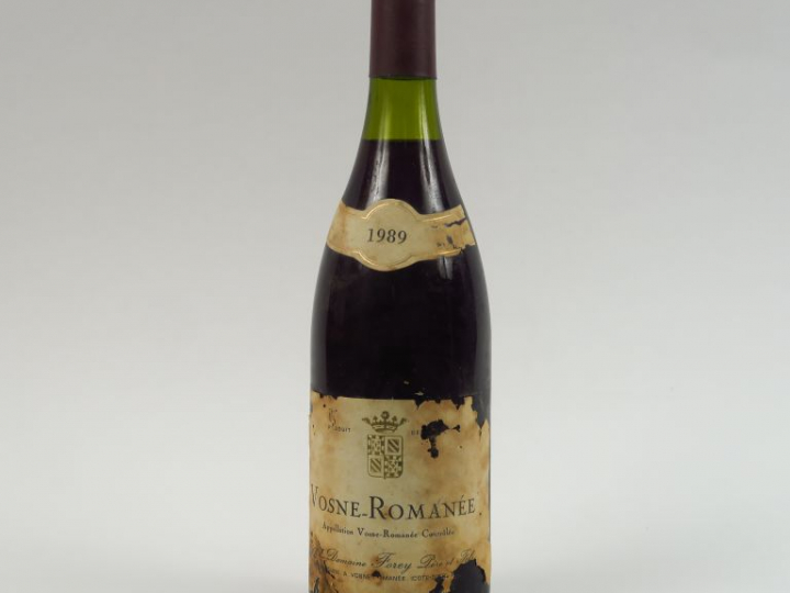 1 BOUTEILLE VOSNE ROMANEE FOREY - 1989 - 2,5 CM/ETA