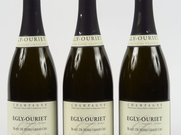3 BOUTEILLES CHAMPAGNE EGLY OURIET GC 'BLANC DE NOIRS' - PASSAGE EN CA