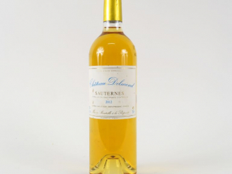 Vente aux enchères 1 BOUTEILLE CHÂTEAU DELMONT SAUTERNES - 2012 - BG+