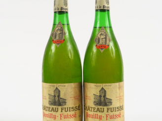 Vente aux enchères 2 BOUTEILLES POUILLY FUISSE CHÂTEAU FUISSE - 1978 - 2,5 CM/3 CM