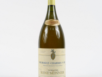 Vente aux enchères 1 MAGNUM MEURSAULT 1er CRU 'LES CHARMES' DOMAINE R. MONNIER - 1992