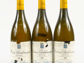 Vente aux enchères 3 BOUTEILLES CORTON CHARLEMAGNE GC O. LEFLAIVE - 1997 - ELA