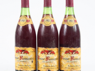 Vente aux enchères 3 BOUTEILLES VOSNE ROMANEE 1er CRU 'LES SUCHOTS' CATHIARD MOLINIER - 1
