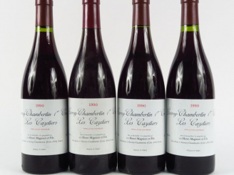 Vente aux enchères 4 BOUTEILLES GEVREY CHAMBERTIN 1er CRU 'LES CAZETIERS' H. MAGNIEN - 19
