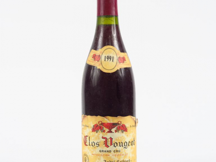 1 BOUTEILLE CLOS VOUGEOT GC A. CATHIARD - 1991