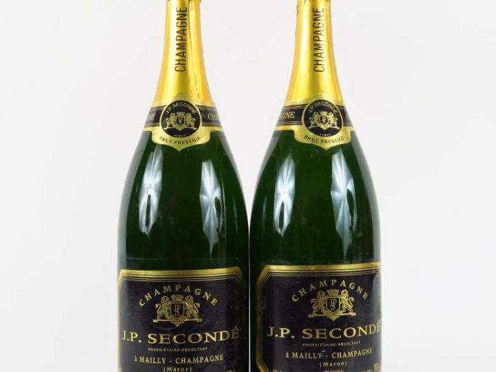 2 MAGNUMS CHAMPAGNE BRUT 'CUVEE PRESTIGE' J.P. SECONDE