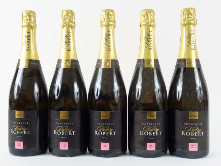 5 BOUTEILLES CHAMPAGNE BRUT ROSE 'CUVEE PRESTIGE' VALERY ROBERT