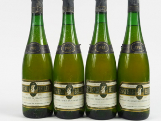 Vente aux enchères 4 BOUTEILLES QUARTS DE CHAUME CHÂTEAU DE BELLERIVE - 1985