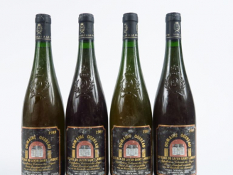 Vente aux enchères 4 BOUTEILLES COTEAUX DU LAYON ST LAMBERT DOMAINE OGEREAU - 1989