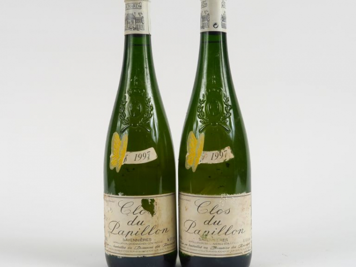 2 BOUTEILLES SAVENNIERES 'CLOS DU PAPILLON' BAUMARD - 1997 - EA