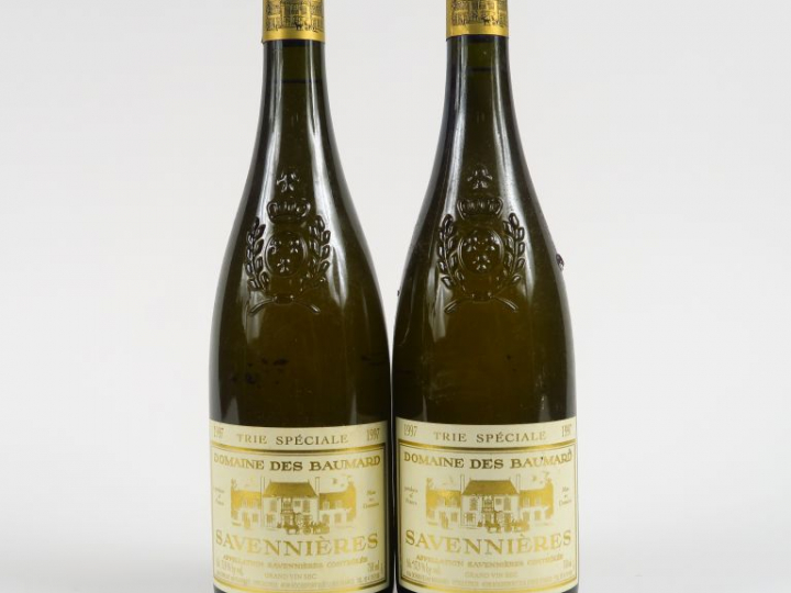 2 BOUTEILLES SAVENNIERES DOMAINE DES BAUMARD 'TRIE SPECIALE' - 1997