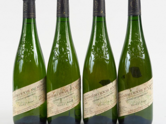 Vente aux enchères 4 BOUTEILLES SAVENNIERES ROCHE AUX MOINES CHÂTEAU DE CHAMBOUREAU 'CUVE