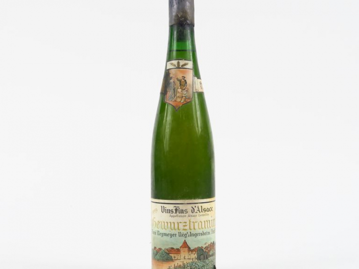 1 BOUTEILLE GEWURZTRAMINER R. NEGMEYER - 1959 - BOUCHON DESCENDANT