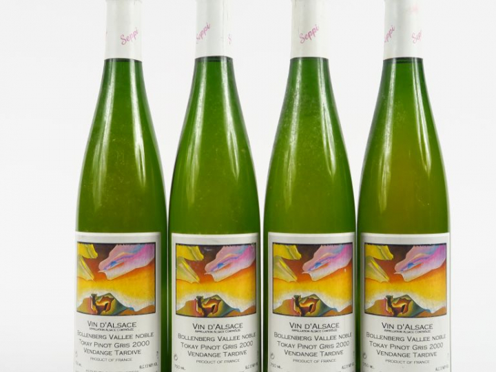 4 BOUTEILLES TOKAY PINOT GRIS V.T. BOLLENBERG VALLE NOBLE - 2000