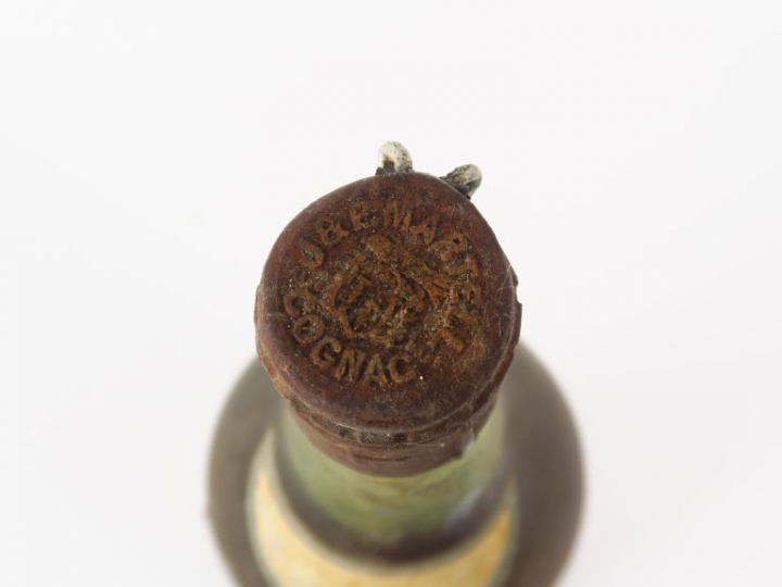 1 VIEILLE BOUTEILLE COGNAC MARTELL ETIQUETTE BLEUE - ELA