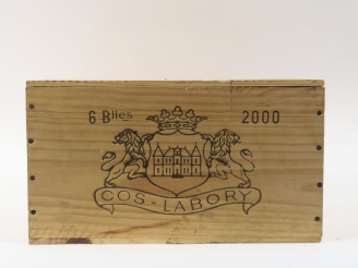 Vente aux enchères 6 BOUTEILLES CHÂTEAU COS LABORY GCC ST ESTEPHE - 2000 - CBO