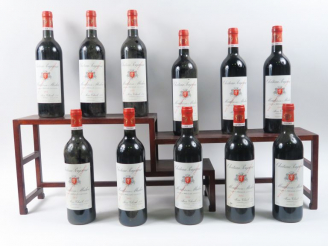 Vente aux enchères 11 BOUTEILLES CHÂTEAU POUJEAUX MOULIS - 2002 - CBO