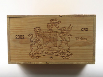 Vente aux enchères 12 BOUTEILLES CHÂTEAU MONTROSE GCC STE ESTEPHE - 2002 - CBO