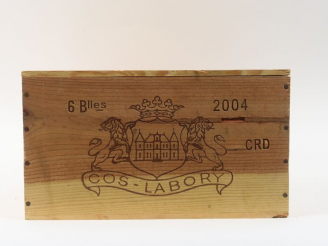 Vente aux enchères 6 BOUTEILLES CHÂTEAU COS LABORY GCC ST ESTEPHE - 2004 - CBO