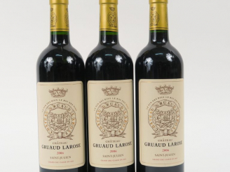 Vente aux enchères 3 BOUTEILLES CHÂTEAU GRUAUD LAROSE GCC ST JULIEN - 2006